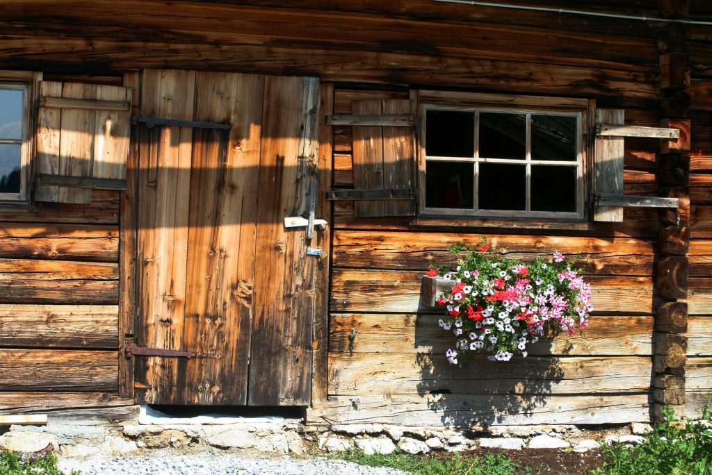 rustic shed